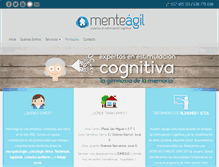 Tablet Screenshot of menteagil.com